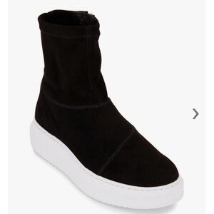 AQUATALIA LIDIA WATERPROOF SUEDE STRETCH SIDE-ZIP LIFESTYLE BOOTS SNEAKERS Sz10